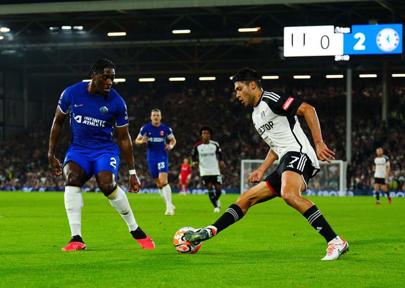 Fulham đấu với Chelsea kết thúc với tỷ số 2-0