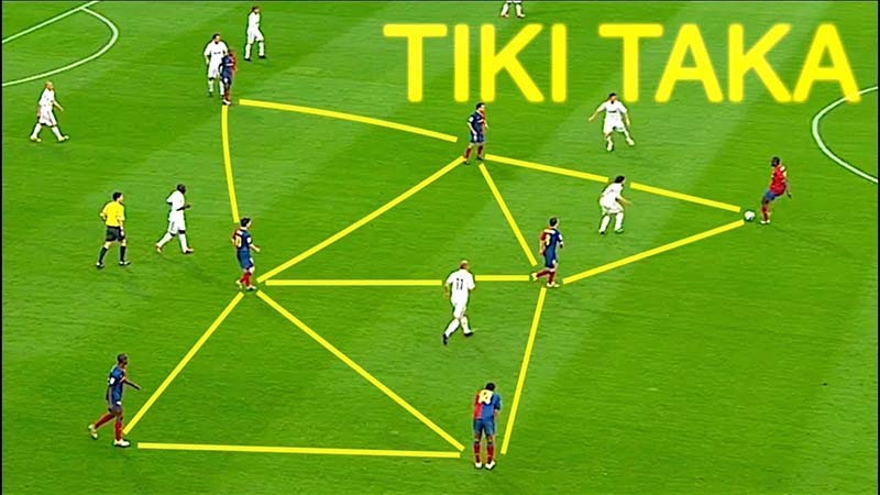 Chiến thuật Tiki Taka tại Barcelona ấn tượng